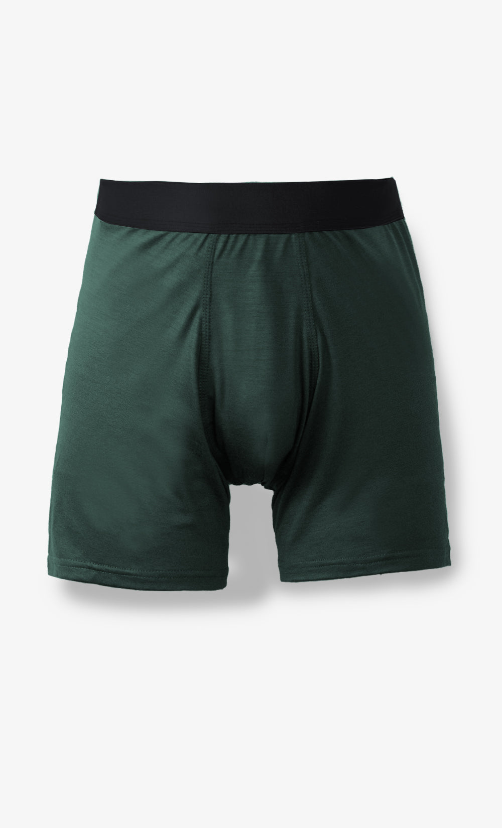 Boxer Mérino Stretchwool™ Homme - Vert Foncé