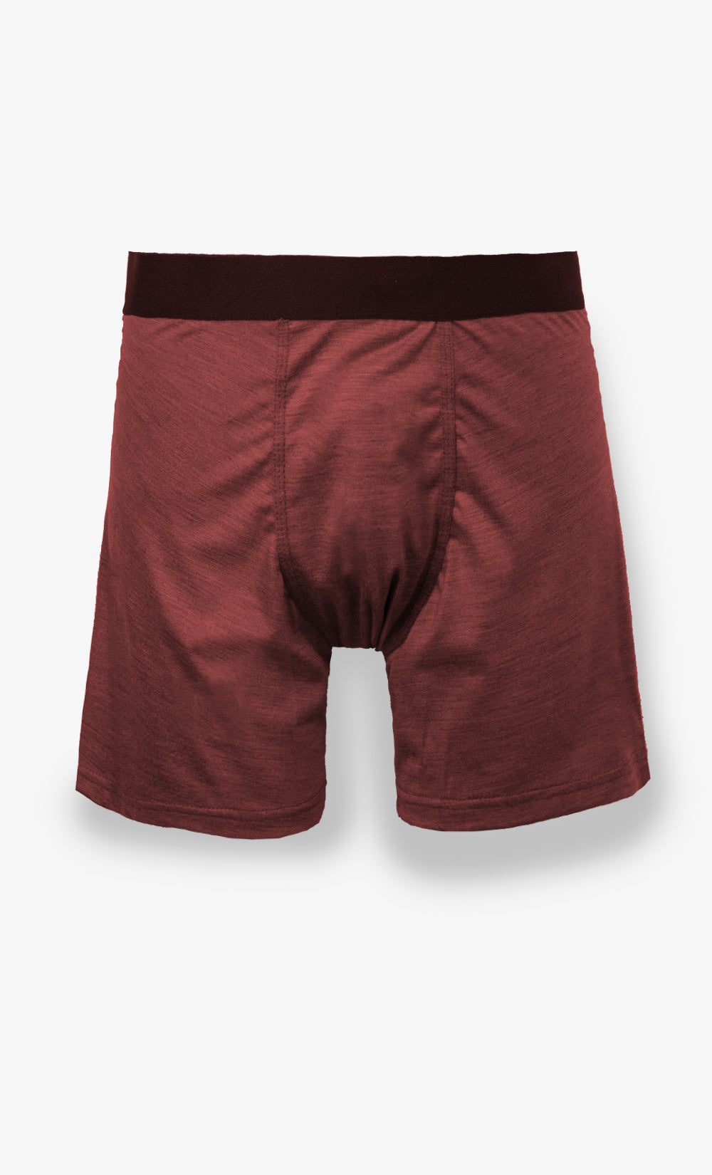 Boxer 100% laine de mérinos léger - Carmin Chiné