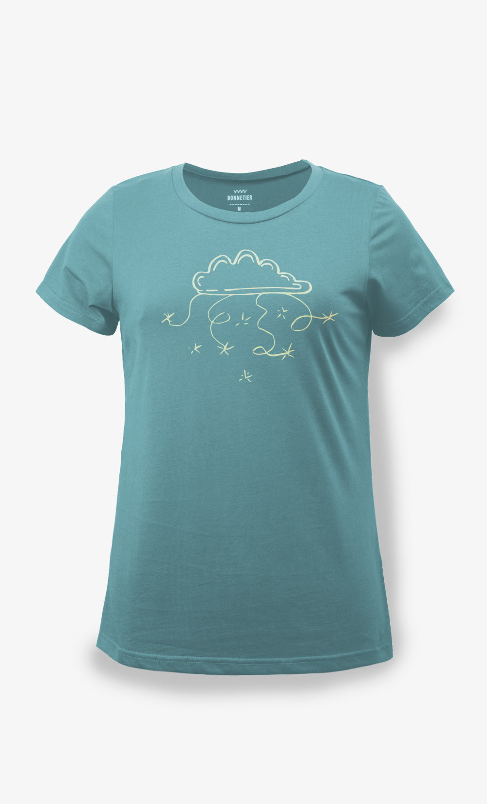 T-Shirt Femme couleur Turquoise - Nuage