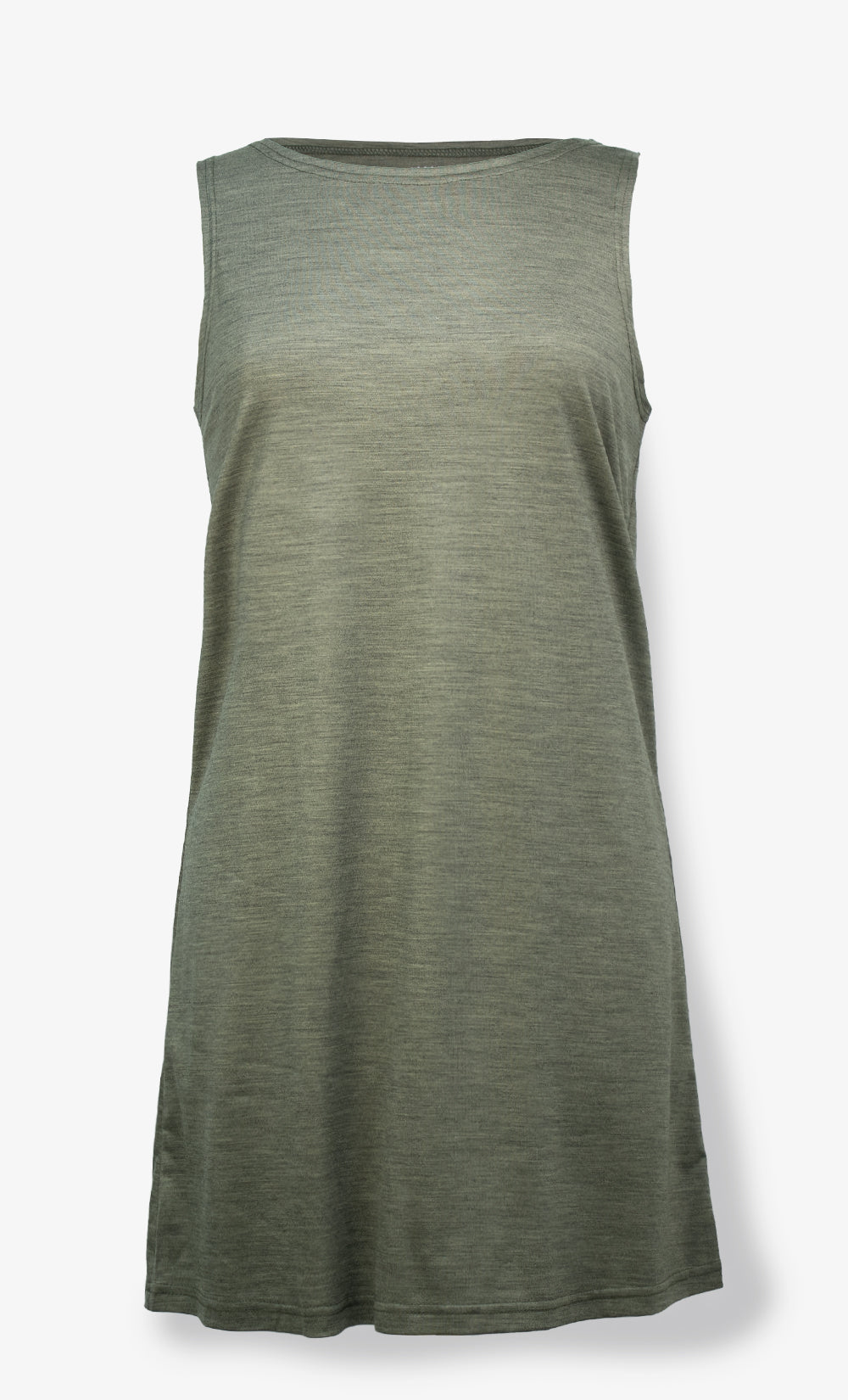 Robe Mérinos Sauge Chiné - Brume
