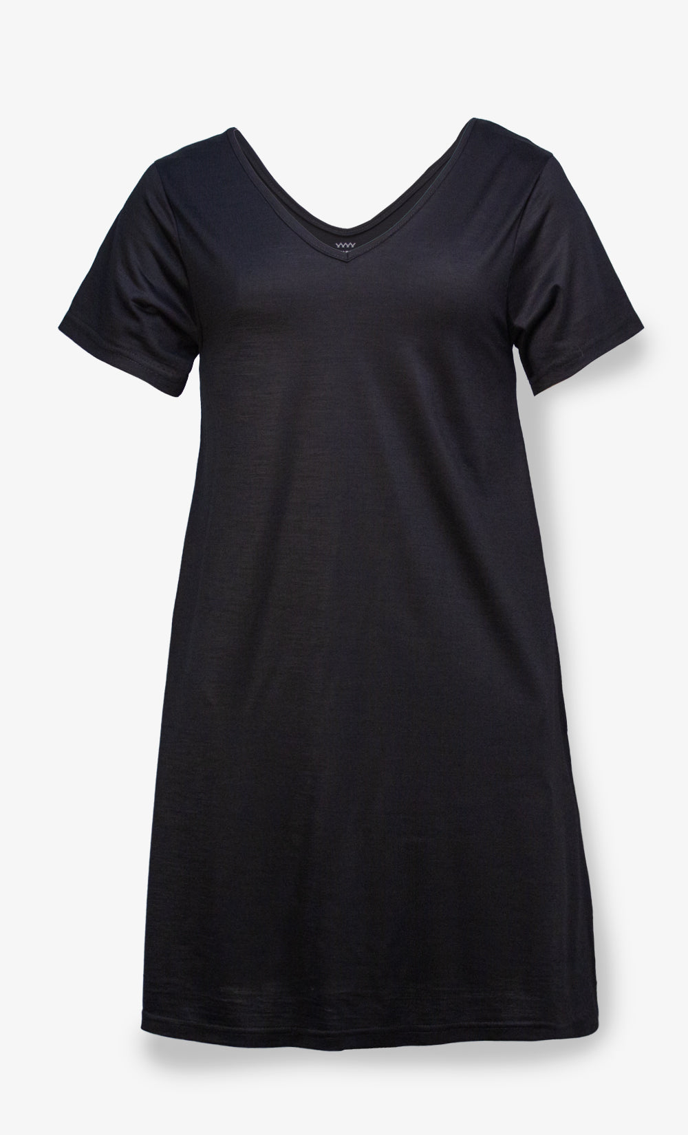 Robe Mérinos Noir - Mingan