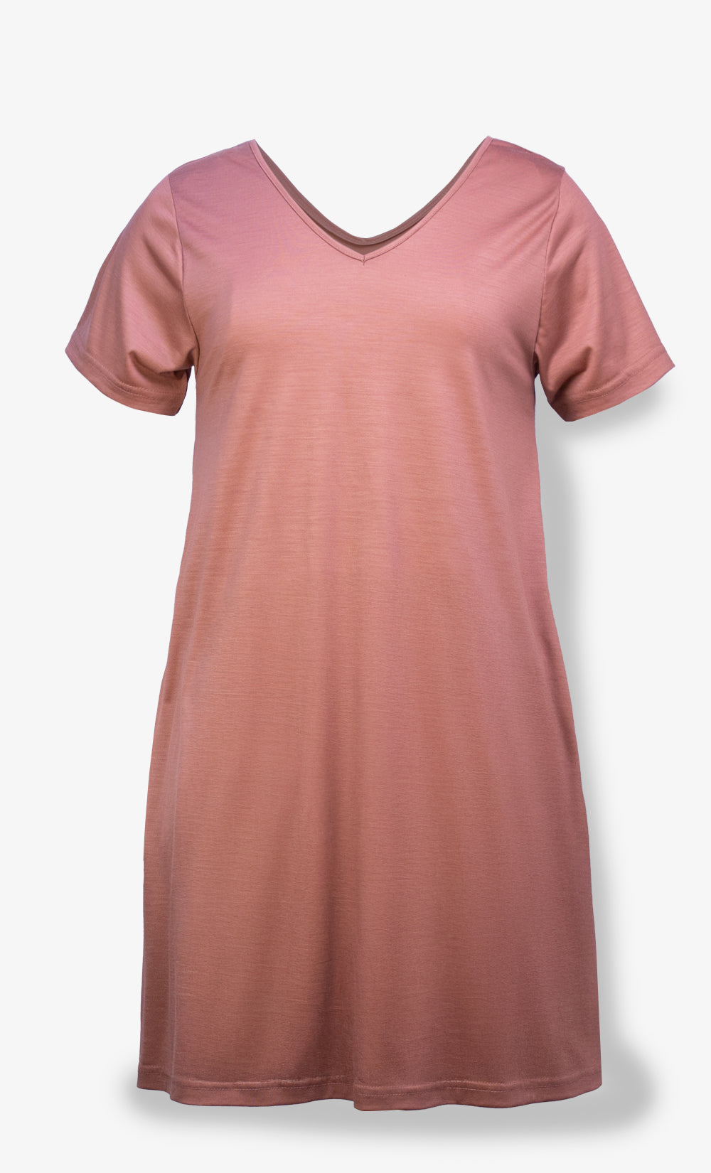 Robe Mérinos Saumon - Mingan