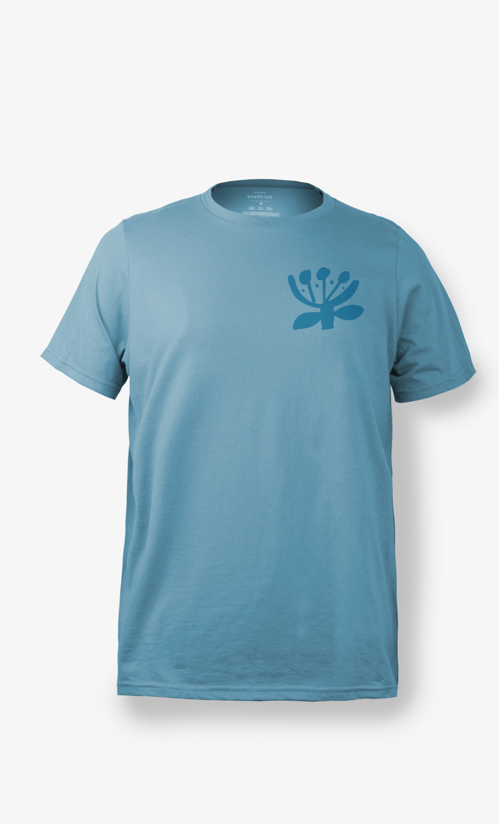 T-Shirt Femme couleur Turquoise - Fleur