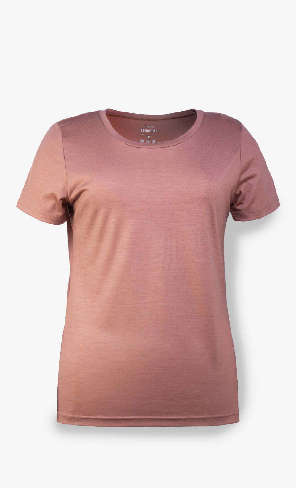 T-Shirt Mérinos Femme Saumon Ultra Léger