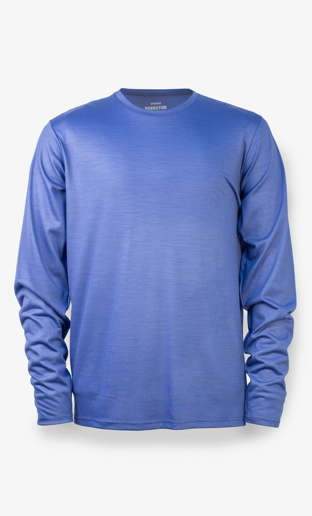 Manches Longues Mérinos Homme Techcrew Bleu