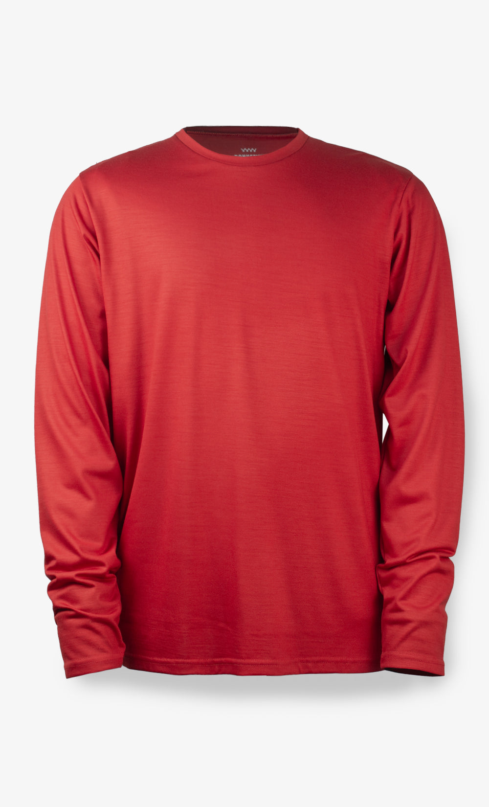 Manches Longues Mérinos Homme Techcrew Rouge