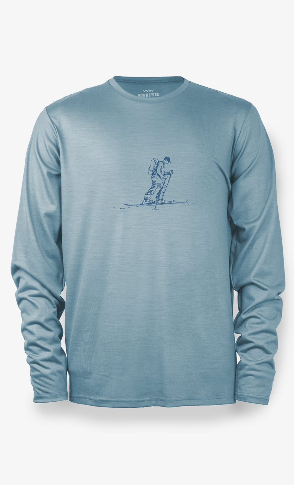 Men's Merino Wool Long Sleeve Techcrew Dolphin - Backcountry