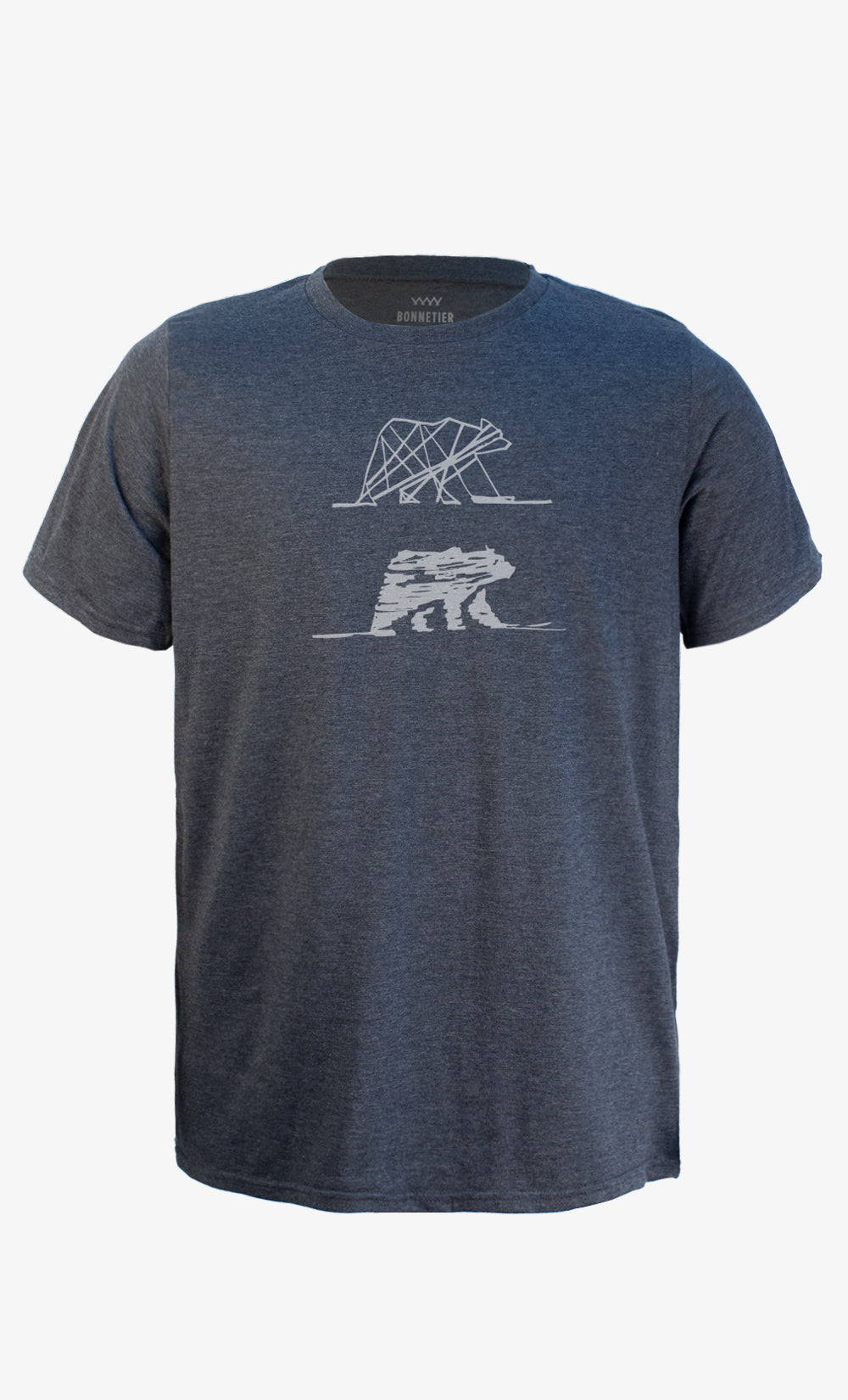 T-Shirt Homme Charcoal - Deux Ours