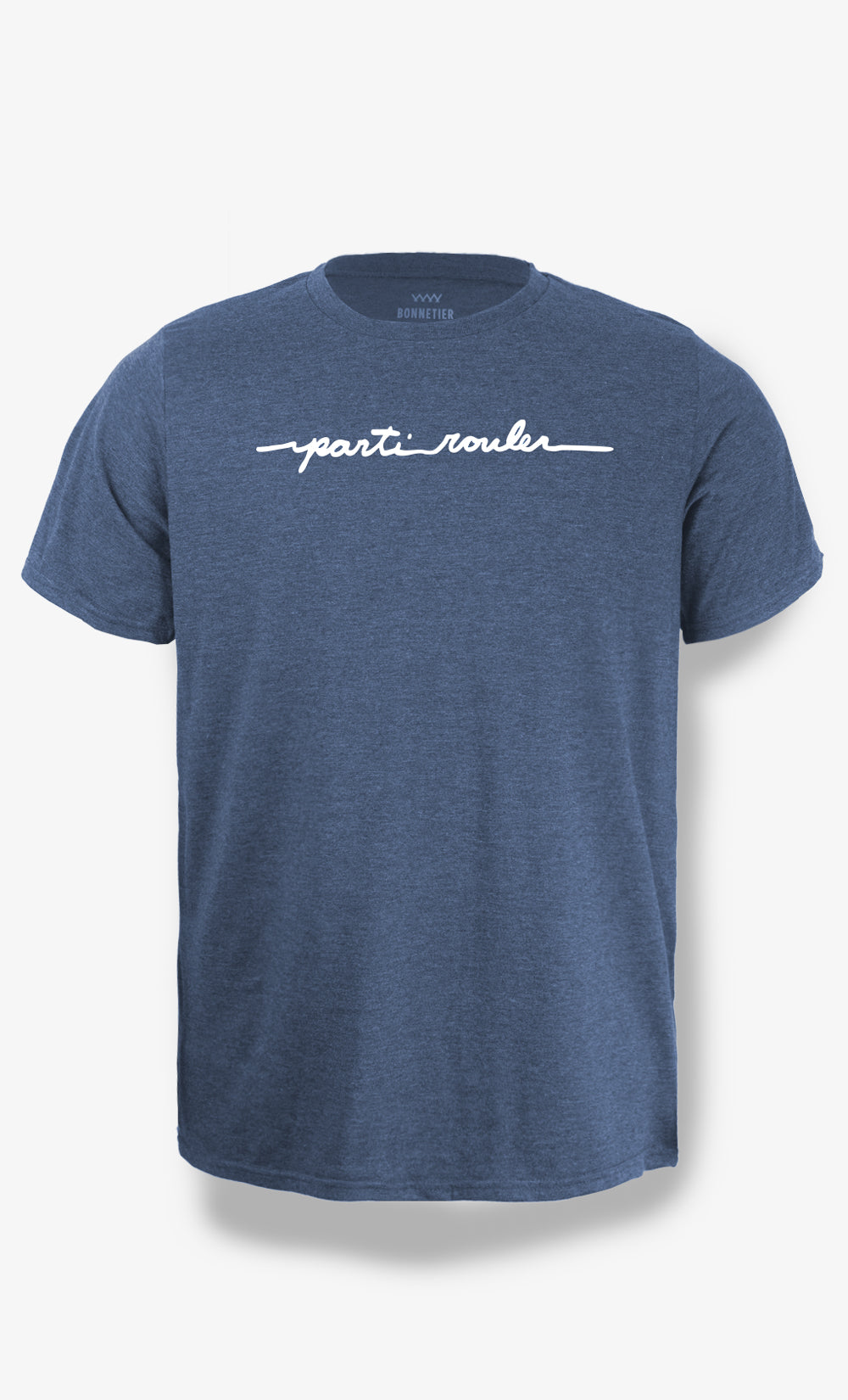 Men's Heather Blue T-Shirt - Parti Rouler