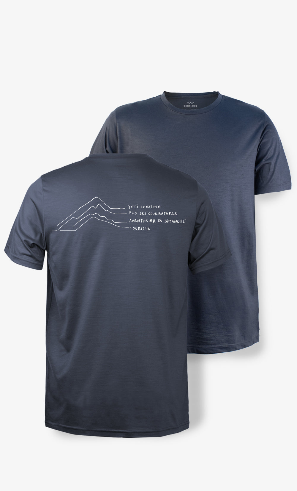 T-Shirt Mérinos Homme Charbon Ultra Léger - Yéti