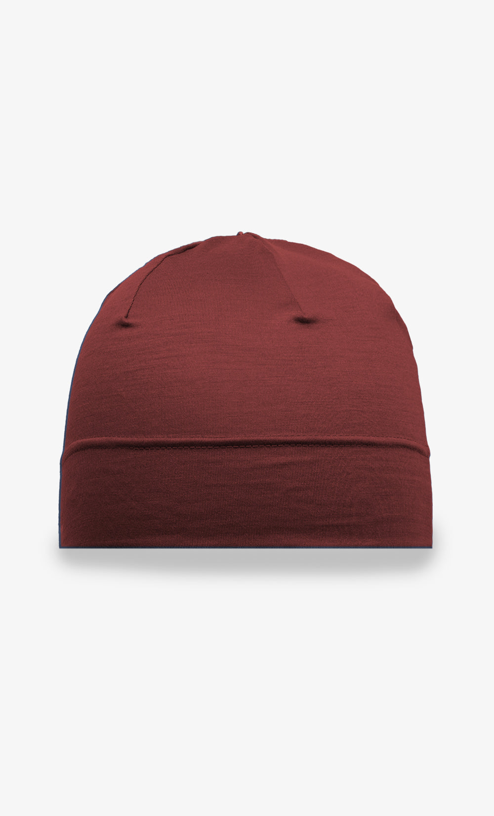 Bonnet Army Hat rouge tomette en laine mérinos avec finition extensible, fabriqué au Canada.